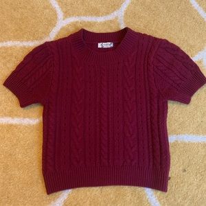 Free People crop sweater